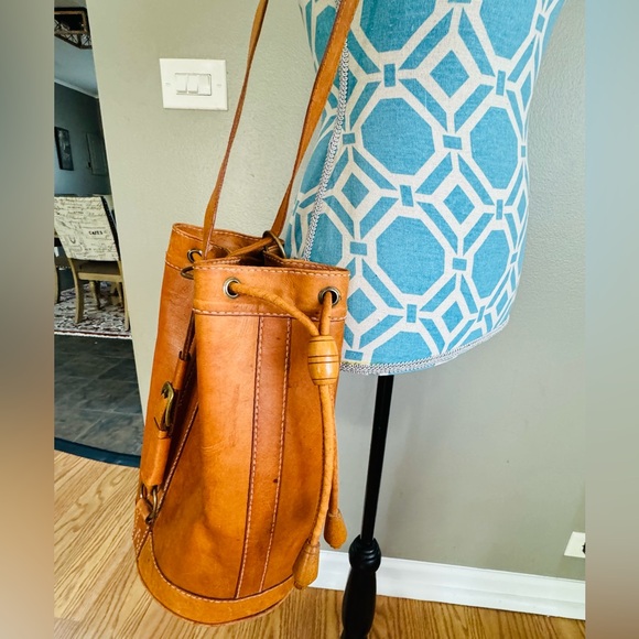 Vintage Genuine Leather Craft Satchel Lined Large - Picture 12 of 12